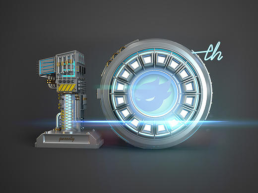 #站酷十周年贺图#希望下一个站酷10周年,我还能相伴您的左右!