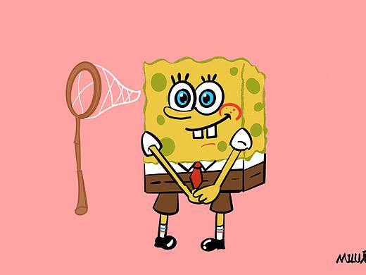 海綿寶寶（個人主頁-ZNDUyNDQ2ODQ=） - 動畫片 - 站酷設計師千嶼Ikol原創(chuàng)素材 - 站酷ZCOOL