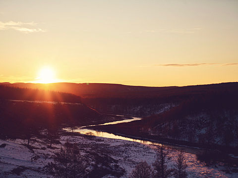 阿尔山的第一场雪