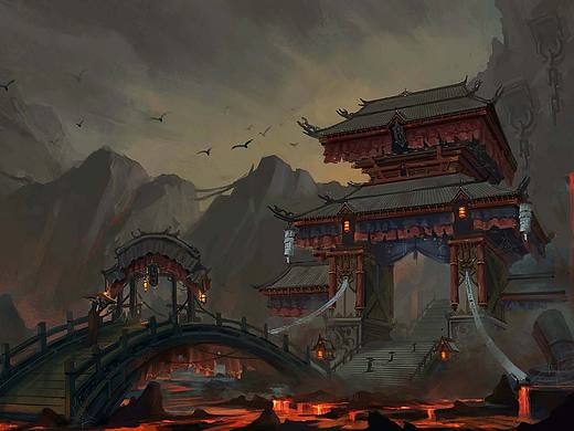 游戏场景原画