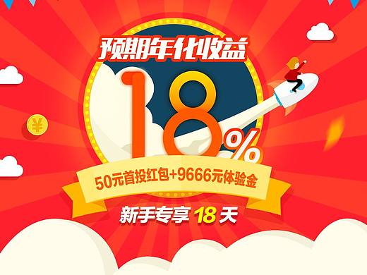 金融公司活动，落地页及banner
