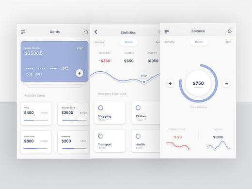 Wallet 钱包界面UI 练习