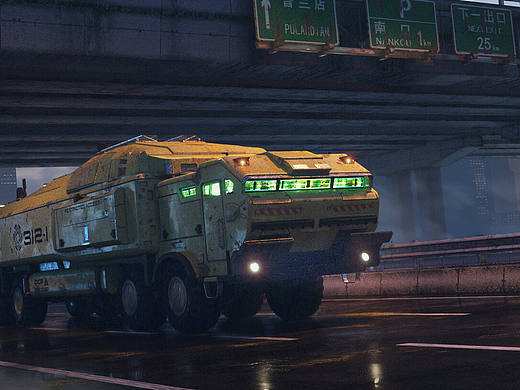 工程载具概念设计/oc渲染/机械建模