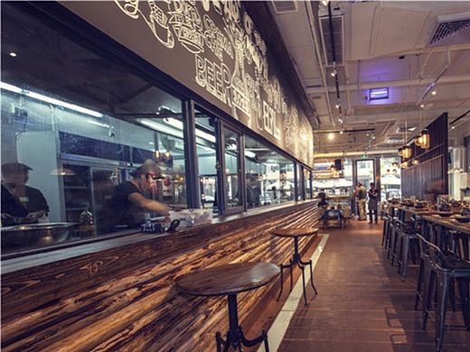 【餐饮空间设计】珠海900°烧烤店空间设计