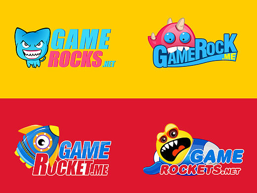 部分游戏站logo设计