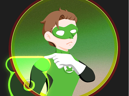 画风练习-绿灯侠
