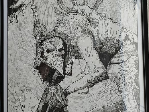 死亡法庭装饰画灾祸POXXIL