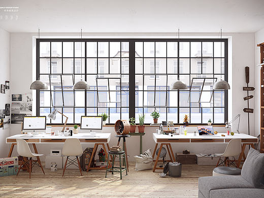 青脊·Design studio丨工作室场景