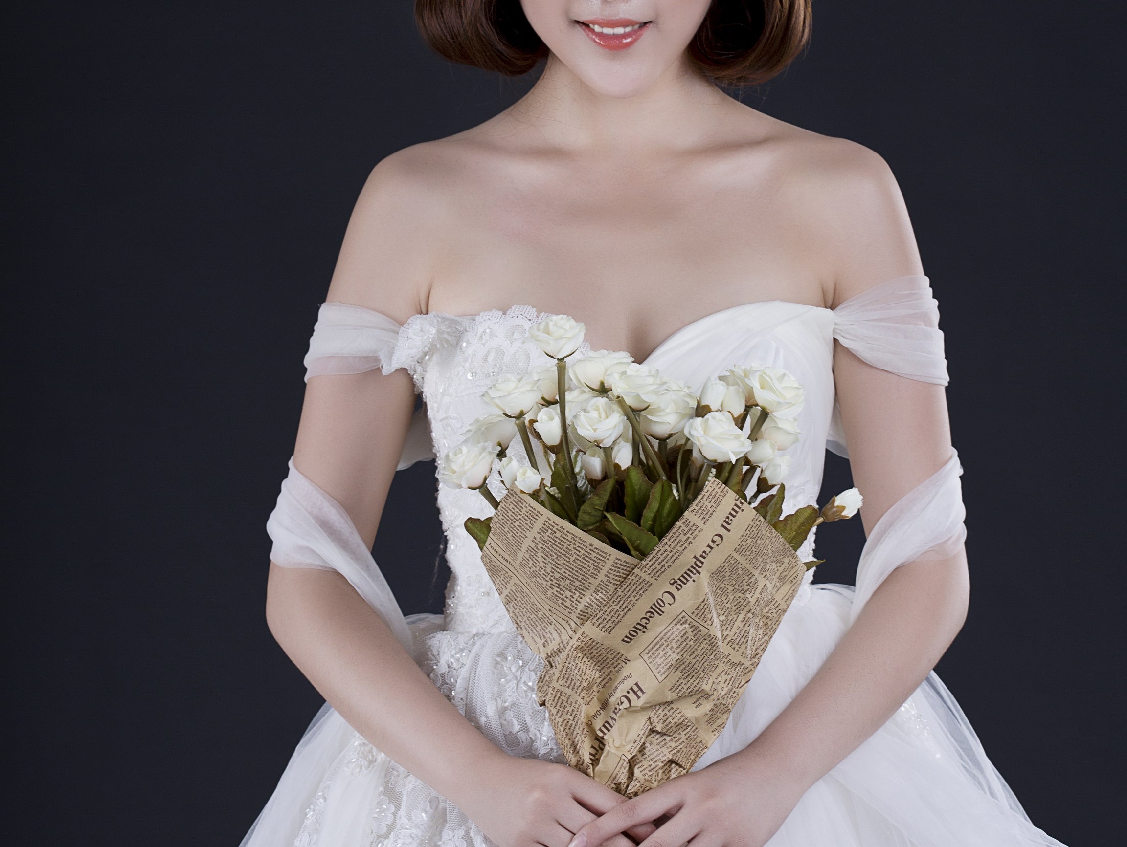 韩国艺匠丨甜御双杀——超适合短发新娘的极简婚纱照 - 知乎
