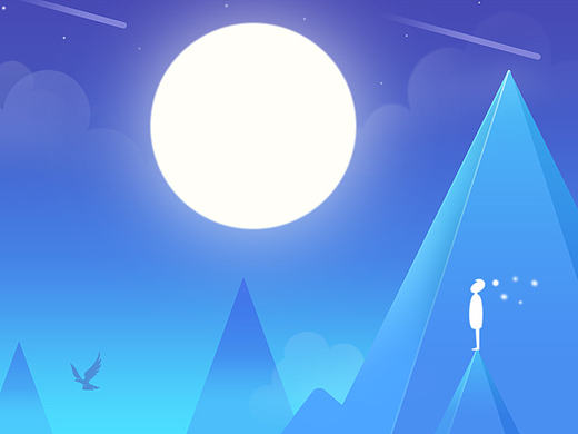 山空月夜