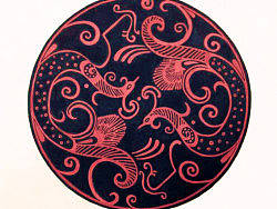 古漆器图案 手工临摹