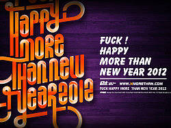 Happy New Year  2012 换个姿势