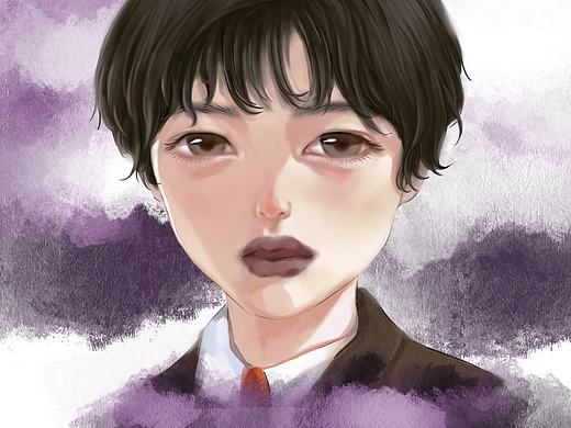 田内有纪头像画