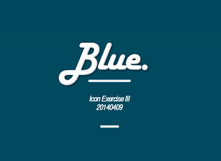 Blue (图标练习III)