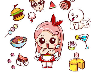周小馋 Adobe illustrator  Ai萌漫教程