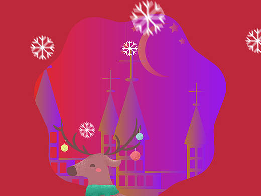 圣誕節(jié)快樂（個人主頁-ZMzI0NzEzMjg=） - 創(chuàng)作習作 - 站酷設(shè)計師神墓原創(chuàng)素材 - 站酷ZCOOL