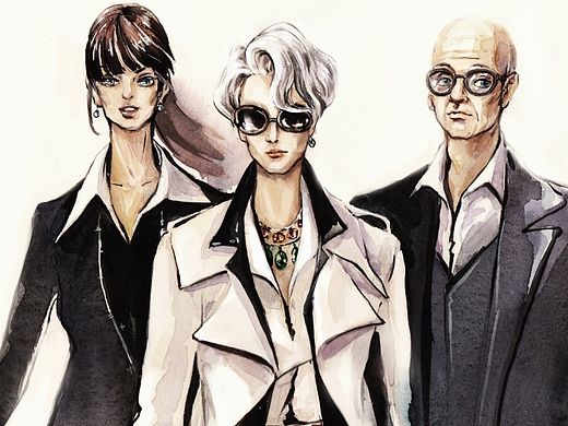《The Devil Wears Prada》 时装插画