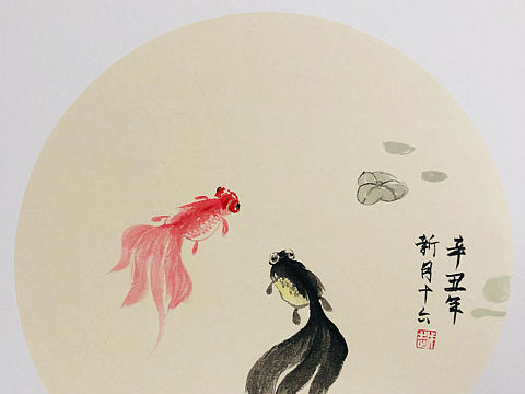 没骨金鱼（个人主页-ZNTE5ODE5MjQ=） - 绘画 - 站酷设计师小亓先森原创素材 - 站酷ZCOOL