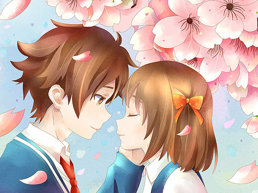 江戸彼岸の戀（櫻花の戀）（個(gè)人主頁(yè)-ZMTU2ODExNjg=） - 創(chuàng)作習(xí)作 - 站酷設(shè)計(jì)師熙Xi未央原創(chuàng)素材 - 站酷ZCOOL