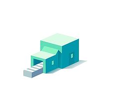 AE動效 快遞站小動畫