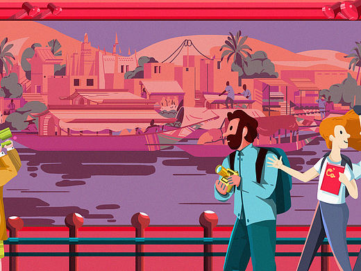 展厅（个人主页-ZNDcxNjU3MTY=） - 商业插画 - 站酷设计师良夜LY原创素材 - 站酷ZCOOL