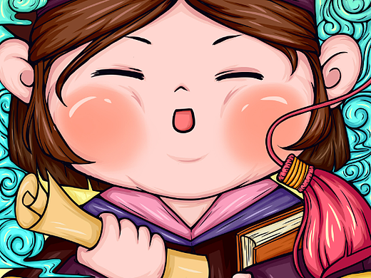 毕业季（个人主页-ZNjUxNzc1MDg=） - 商业插画 - 站酷设计师Y小璐原创素材 - 站酷ZCOOL