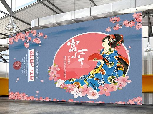 创意日本旅游海报