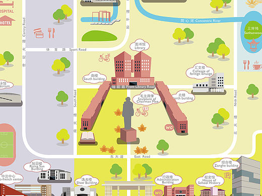 同济大学地图设计