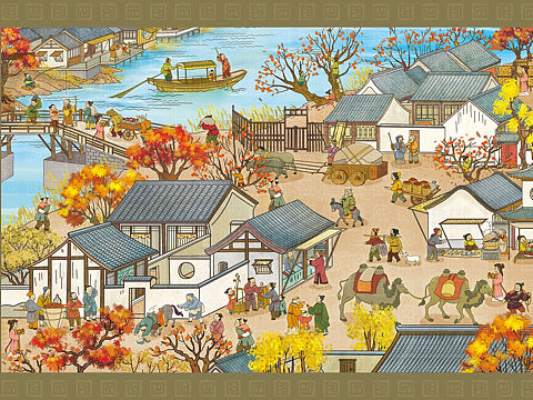 清明古风视觉发现小游戏