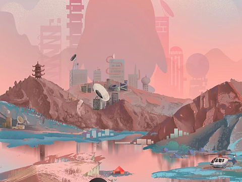 腾讯QQ21周年插画大赛投稿作品