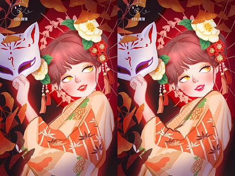 花丛少女插画学习记录