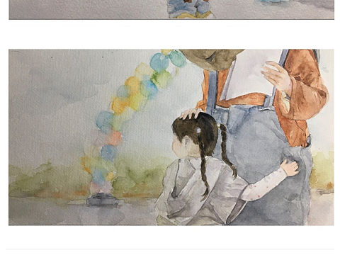 水彩小画（个人主页-ZNDI4ODM1Njg=） - 儿童插画 - 站酷设计师Ternurajk原创素材 - 站酷ZCOOL