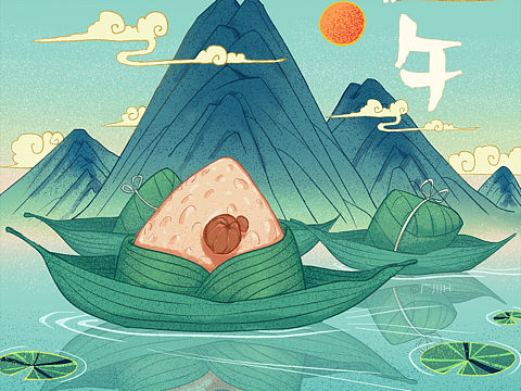 【包装插画】端午粽子