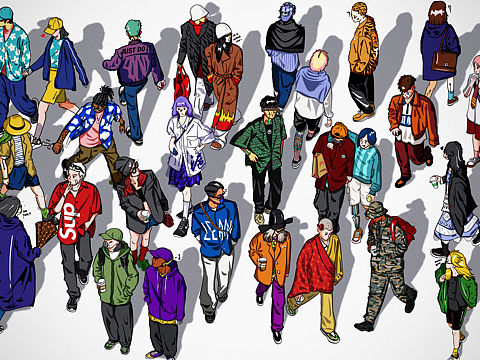 安福路解封后（个人主页-ZNTk4OTI0MjA=） - 创作习作 - 站酷设计师哑虎原创素材 - 站酷ZCOOL