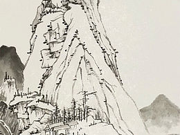 喜欢画这种简淡清逸的山水