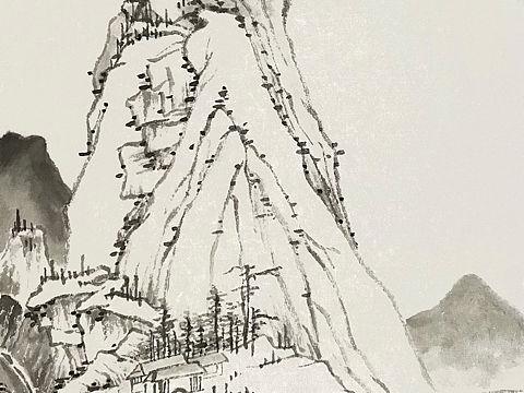 喜欢画这种简淡清逸的山水