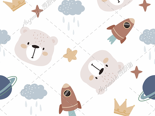 可爱小熊图案设计
