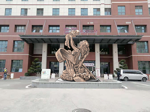 医院雕塑手绘效果图（个人主页-ZNjE3Mzg2NjA=） - 景观设计 - 站酷设计师是韦德啊原创素材 - 站酷ZCOOL