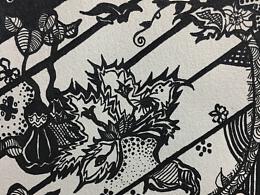 黑白装饰画