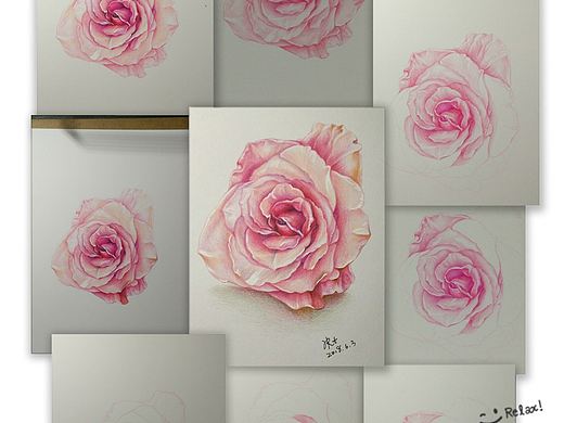 临摹花朵（个人主页-ZMjgxODE5NzY=） - 创作习作 - 站酷设计师reading4ever原创素材 - 站酷ZCOOL