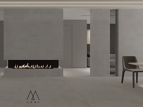 哈爾濱 保利天郡 130平方 住宅空間設(shè)計(jì)（個(gè)人主頁(yè)-ZNTIxNTA0MzY=） - 家裝設(shè)計(jì) - 站酷設(shè)計(jì)師山禾設(shè)計(jì)研究室原創(chuàng)素材 - 站酷ZCOOL