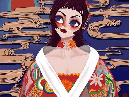 美女（个人主页-ZMzMzNTczMjA=） - 新锐潮流插画 - 站酷设计师卓小哼原创素材 - 站酷ZCOOL