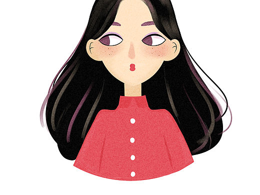 手繪頭像（個人主頁-ZMzMxOTkwMzI=） - 創(chuàng)作習(xí)作 - 站酷設(shè)計師夏枳原創(chuàng)素材 - 站酷ZCOOL