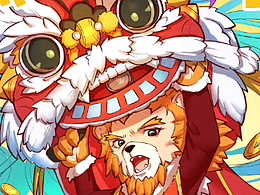 给公司画的新年贺图