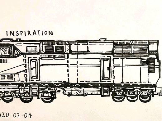 【画火车】
