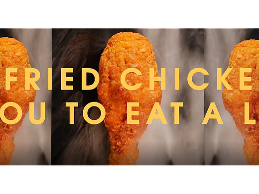 炸鸡腿创意短视频