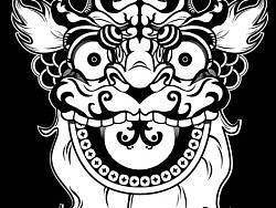 我在努力1——醒狮头（龙头）