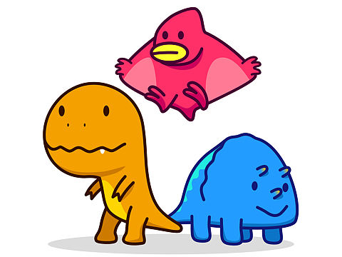 Kunpo×庞门正道_IP设计大赛_《龙来福禄寿》（个人主页-ZNDk4MTAyNTI=） - IP形象 - 站酷设计师Vinson_wws原创素材 - 站酷ZCOOL