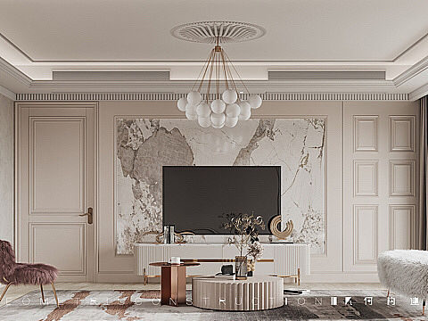 一眼爱上的160㎡温柔法式轻奢风