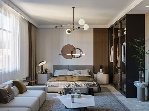 现代风格卧室案例分享